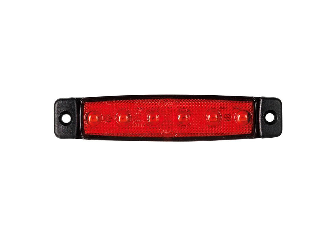 RED TAIL LIGHT 6 LEDS 24V